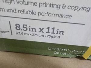 5000 Sheets Office Depot 8.5 x 11" ...