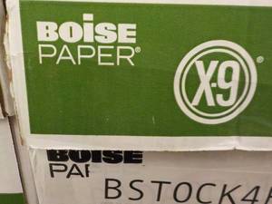 lot 28 image: Boise 5000 Sheets 8.5 x 11 White C...