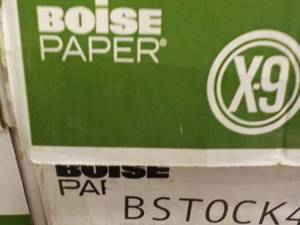 lot 29 image: Boise 5000 Sheets 8.5 x 11 White C...