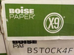 lot 31 image: Boise 5000 Sheets 8.5 x 11 White C...