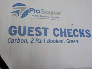 lot 40 image: Pro Source 2500 Total Guest Checks...
