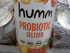 lot 90 image: 12 pack Humm Probiotic Seltzer...