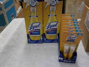 lot 107 image: Lysol Smart 2 Spray Bottles and 16 ...