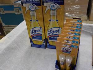 lot 109 image: Lysol Smart 2 Spray Bottles and 16 ...