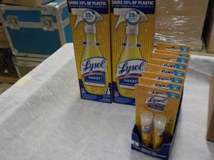 lot 111 image: Lysol Smart 2 Spray Bottles and 16 ...