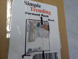 lot 145 image: Simple Trending Garment Rack...