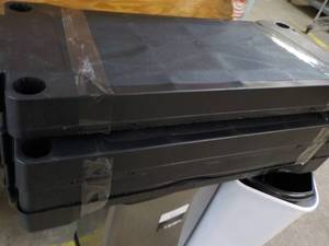 lot 159 image: Plastic Shelving Unit...