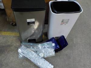 lot 160 image: Wastebaskets -some damage and stora...