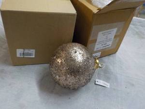 lot 167 image: Large Xmas Ornament and Disco Ball...