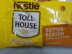 lot 185 image: 5 Bags Nestle Butterscotch Morsels ...