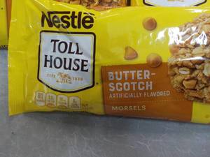 lot 189 image: 5 Bags Nestle Butterscotch Morsels ...