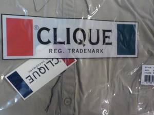 lot 198 image: 4 size XLTall Work Clique Shirts...