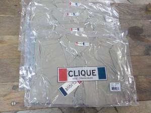 lot 199 image: 4 size XLTall Work Clique Shirts...
