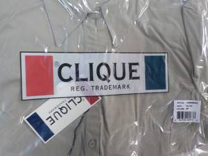 lot 201 image: 4 size XLTall Work Clique Shirts...