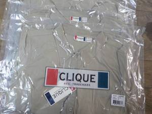 lot 202 image: 4 size XLTall Work Clique Shirts...