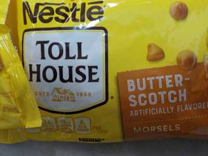 lot 233 image: 5 Bags Nestle Butterscotch Morsels ...
