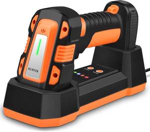 lot 4 image: Kuiiyer 1D QR 2D Industrial Barcode Scanner with Charging Dock