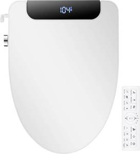 lot 44 image: Iyatata Elongated Electric Bidet Toilet Seat