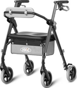 lot 47 image: Vocic Walkers Z11 Rollator Walker with Seat