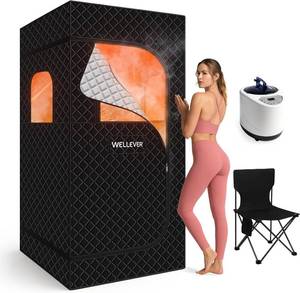 lot 49 image: Wellever Portable Sauna Box for Home