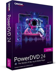 lot 54 image: CyberLink PowerDVD 24 UltraBlu-RayDVDMedia Player Software