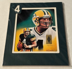 lot 59 image: Brett Favre Game-Used 2000 NFL Relic Gallery Collection Numbered 532000 Green Bay Packers Football