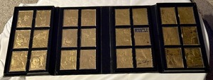 lot 74 image: Baseballs Greated Champions Gold Card Set