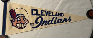 lot 79 image: 1969 Cleveland Indians Vintage Baseball Pennant