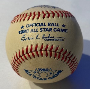 lot 81 image: 1980 MLB All-Star Game Official Rawlings Baseball