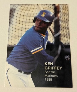 lot 96 image: Ken Griffey Jr RC 1988 Rookies IV #9 Baseball Card