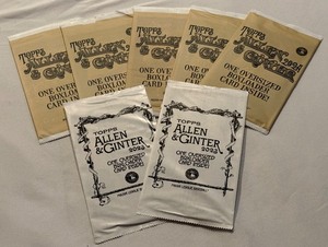 lot 105 image: Topps Allen & Ginter Oversized Boxloader Card Packs (some opened) Baseball Cards