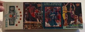 lot 118 image: 1992-93 Fleer Ultra NBA Jam Session Baskatball Card Package - Pippen, Johnson, Malone