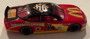 lot 128 image: Bill Elliott Diecase McDonalds NASCAR Car