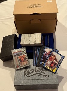 lot 132 image: 1991 Maxx Race Cards Set New in Box NASCAR