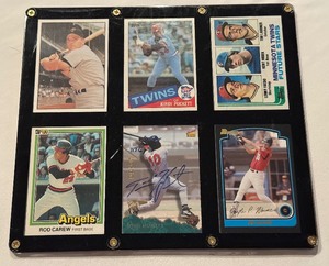 lot 30 image: Minnesota Twins 6 Card Set - Torii Hunter RC Auto 5,000, Puckett RC, Hrbek RC, and More
