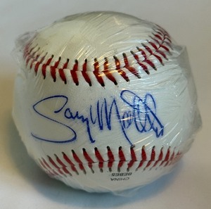 lot 35 image: Gary Matthews Signed Rawlings OLB Baseball