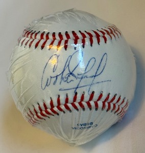 lot 37 image: Cookie Rojas Signed Rawlings OLB Baseball