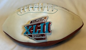 lot 140 image: Super Bowl XLII Football