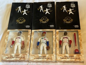 lot 145 image: (3) Just Minors Justifiable 1999 Baseball Figures