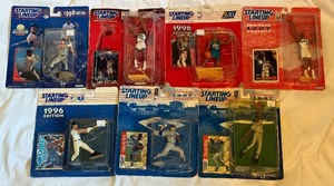 lot 152 image: (7) Staring Lineup Baseball and Basketball Figures