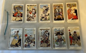lot 168 image: 1937 Howlers 40 Vintage Cigarette Card Set