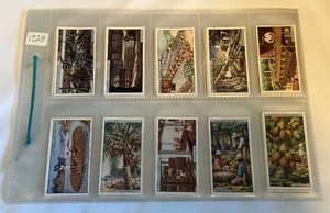 lot 171 image: 1928 Products of the World 50 Vintage Cigarette Card Set