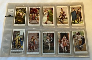 lot 175 image: 1932 Dandies 50 Vintage Cigarette Card Set