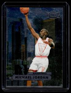 lot 20A image: Michael Jordan Fleer Metal Universe Champions 2022 #RMUS-1 Basketball Card