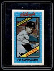 lot 42B image: Reggie Jackson 1980 Kelloggs #26 Vintage Baseball Card