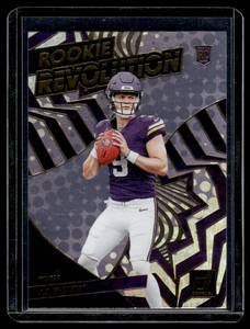 lot 48B image: JJ McCarthy RC 2024 Donruss Revolution #3 Rookie Minnesota Vikings Football Card
