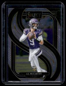 lot 50B image: JJ McCarhty RC 2024 Select Premier Level #134 Rookie Minnesota Vikings Football Card