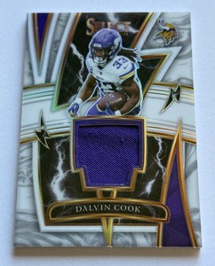 lot 12B image: Dalvin Cook 35 Relic 2021 Select #SP-DCO Numbered 2235 Minnesota Vikings Football Card