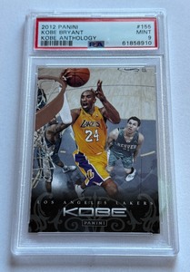 lot 14B image: Kobe Bryant PSA 9 Mint 2012 Panini Kobe Anthology #155 Basketball Card
