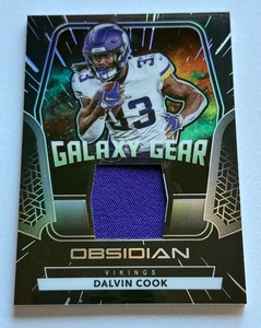 lot 16B image: Dalvin Cook100 Relic 2020 Obsidian Galaxy GeeGG22 Numbered 029100 Minnesota Vikings Football Card